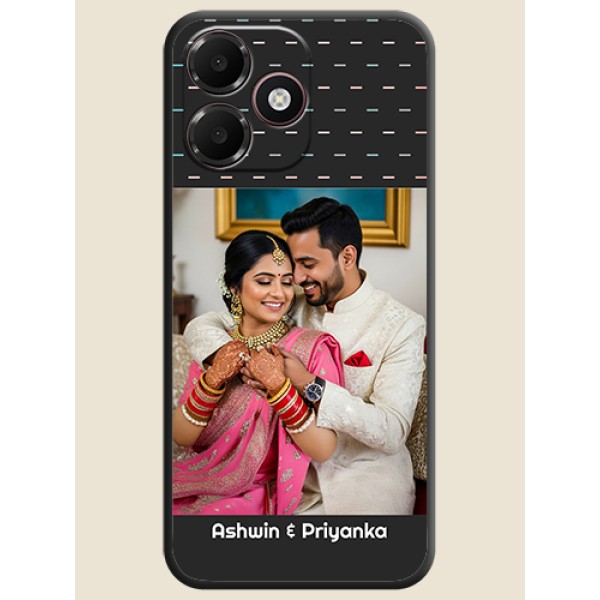 Line Pattern Design with Text On Space Black Custom Soft Matte Mobile Back Cover - Oppo A6c 4G Line Pattern Design with Text On Space Black Custom Soft Matte Mobile Back Cover - Oppo A6c 4G