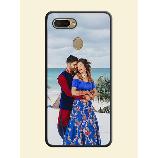 Full Single Pic Upload On Space Black Personalized Soft Matte Phone Covers -Oppo A7 Full Single Pic Upload On Space Black Personalized Soft Matte Phone Covers -Oppo A7