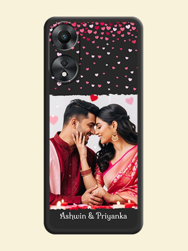 Fall in Love with Your Partner  on Photo on Space Black Soft Matte Phone Cover - Oppo A78 5G