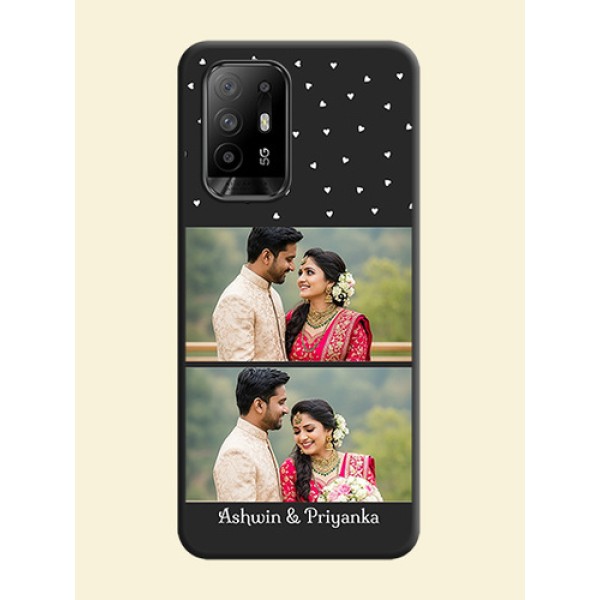 Miniature Love Symbols with Name on Space Black Custom Soft Matte Back Cover - Oppo F19 Pro Plus 5G Miniature Love Symbols with Name on Space Black Custom Soft Matte Back Cover - Oppo F19 Pro Plus 5G