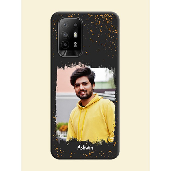 Spray Free Design on Photo on Space Black Soft Matte Phone Cover - Oppo F19 Pro Plus 5G Spray Free Design on Photo on Space Black Soft Matte Phone Cover - Oppo F19 Pro Plus 5G