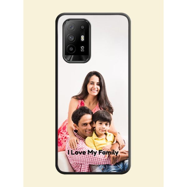 Full Single Pic Upload With Text On Space Black Personalized Soft Matte Phone Covers -Oppo F19 Pro Plus 5G Full Single Pic Upload With Text On Space Black Personalized Soft Matte Phone Covers -Oppo F19 Pro Plus 5G