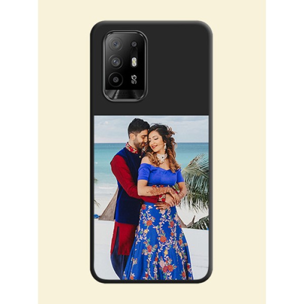 Image Upload With Space Black Color On Custom Soft Matte Mobile Back Cover - Oppo F19 Pro Plus 5G Image Upload With Space Black Color On Custom Soft Matte Mobile Back Cover - Oppo F19 Pro Plus 5G