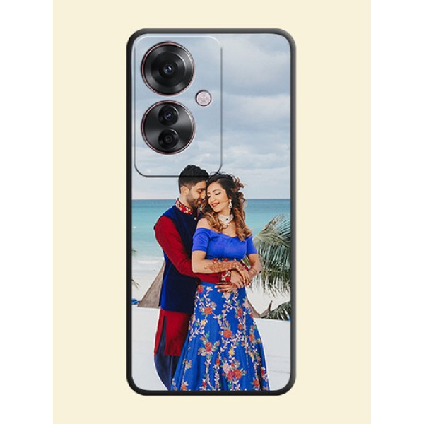 Full Single Pic Upload On Space Black Custom Soft Matte Mobile Back Cover - Oppo F25 Pro 5G Full Single Pic Upload On Space Black Custom Soft Matte Mobile Back Cover - Oppo F25 Pro 5G