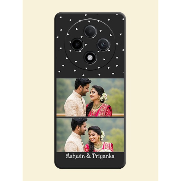 Miniature Love Symbols with Name On Space Black Custom Soft Matte Mobile Back Cover - Oppo F27 Pro Plus 5G Miniature Love Symbols with Name On Space Black Custom Soft Matte Mobile Back Cover - Oppo F27 Pro Plus 5G