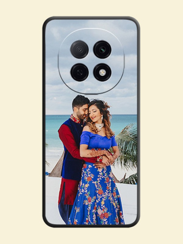 Full Single Pic Upload On Space Black Custom Soft Matte Mobile Back Cover - Oppo F29 5G