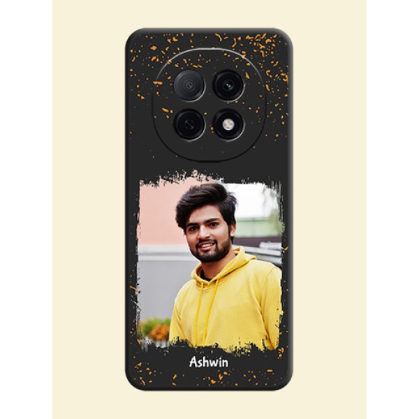 Spray Free Design on Photo On Space Black Custom Soft Matte Mobile Back Cover - Oppo F29 Pro 5G Spray Free Design on Photo On Space Black Custom Soft Matte Mobile Back Cover - Oppo F29 Pro 5G