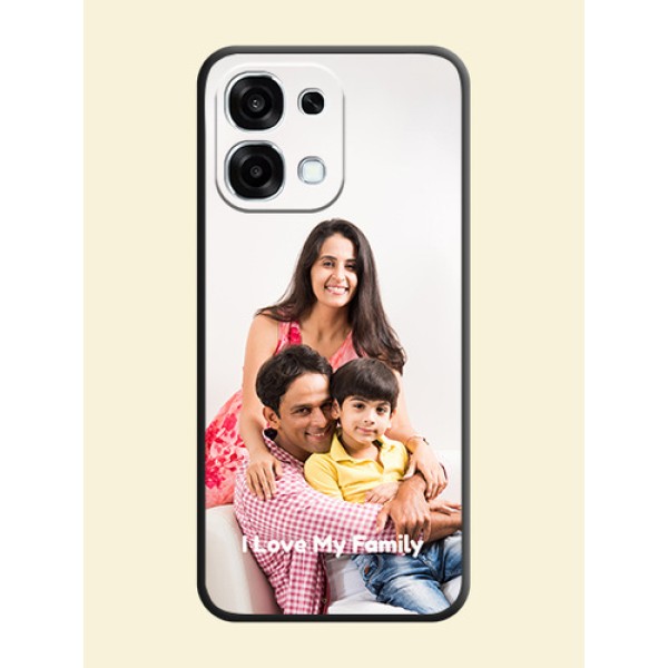 Full Single Pic Upload With Text On Space Black Custom Soft Matte Mobile Back Cover - Oppo F31 5G Full Single Pic Upload With Text On Space Black Custom Soft Matte Mobile Back Cover - Oppo F31 5G