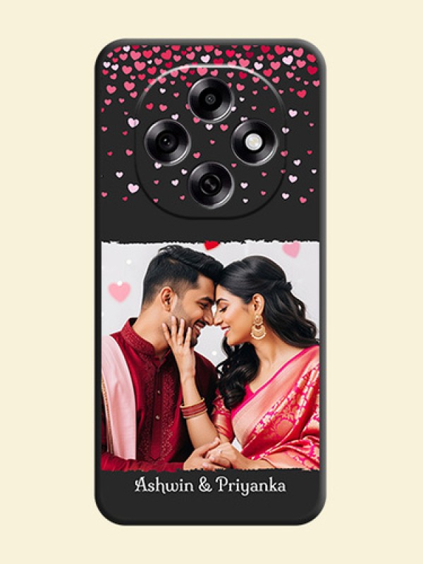 Fall in Love with Your Partner on Photo On Space Black Custom Soft Matte Mobile Back Cover - Oppo F31 Pro 5G