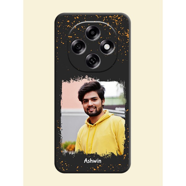 Spray Free Design on Photo On Space Black Custom Soft Matte Mobile Back Cover - Oppo F31 Pro 5G Spray Free Design on Photo On Space Black Custom Soft Matte Mobile Back Cover - Oppo F31 Pro 5G