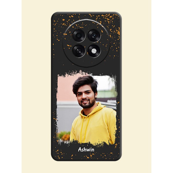 Spray Free Design on Photo On Space Black Custom Soft Matte Mobile Back Cover - Oppo F31 Pro Plus 5G Spray Free Design on Photo On Space Black Custom Soft Matte Mobile Back Cover - Oppo F31 Pro Plus 5G