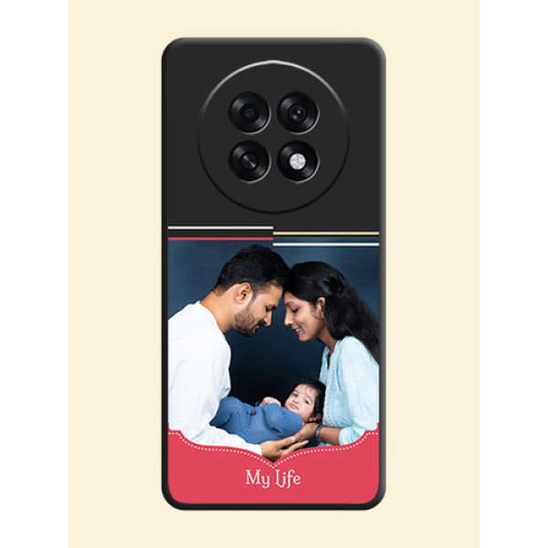 Classic Plain Design with Name On Space Black Custom Soft Matte Mobile Back Cover - Oppo F31 Pro Plus 5G Classic Plain Design with Name On Space Black Custom Soft Matte Mobile Back Cover - Oppo F31 Pro Plus 5G