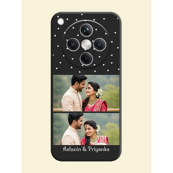 Miniature Love Symbols with Name On Space Black Custom Soft Matte Mobile Back Cover - Oppo Find X8 5G Miniature Love Symbols with Name On Space Black Custom Soft Matte Mobile Back Cover - Oppo Find X8 5G