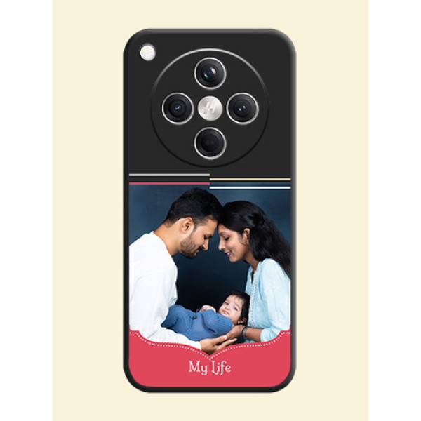 Classic Plain Design with Name On Space Black Custom Soft Matte Mobile Back Cover - Oppo Find X8 5G Classic Plain Design with Name On Space Black Custom Soft Matte Mobile Back Cover - Oppo Find X8 5G