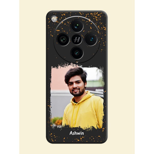 Spray Free Design on Photo On Space Black Custom Soft Matte Mobile Back Cover - Oppo Find X8 Pro 5G Spray Free Design on Photo On Space Black Custom Soft Matte Mobile Back Cover - Oppo Find X8 Pro 5G