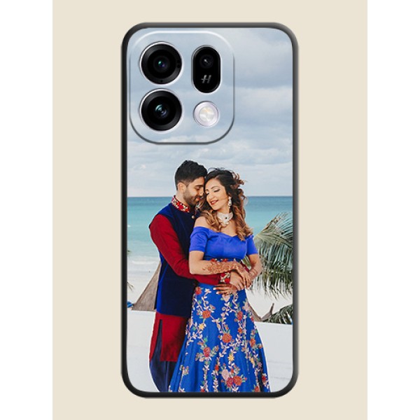 Full Single Pic Upload On Space Black Custom Soft Matte Mobile Back Cover - Oppo Find X9s 5G Full Single Pic Upload On Space Black Custom Soft Matte Mobile Back Cover - Oppo Find X9s 5G