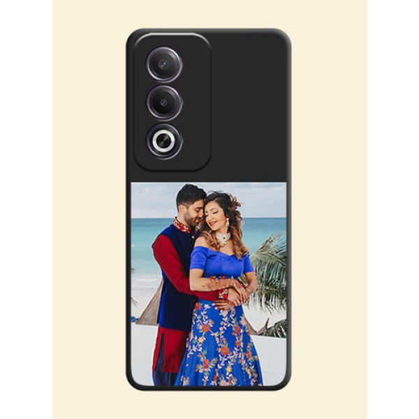 Image Upload With Space Black Color On Custom Soft Matte Mobile Back Cover - Oppo K12X 5G Image Upload With Space Black Color On Custom Soft Matte Mobile Back Cover - Oppo K12X 5G