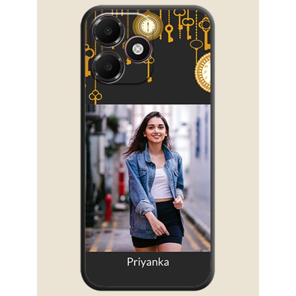 Decorative Design with Text On Space Black Custom Soft Matte Mobile Back Cover - Oppo K14 Lite 4G Decorative Design with Text On Space Black Custom Soft Matte Mobile Back Cover - Oppo K14 Lite 4G