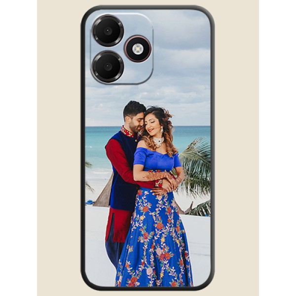 Full Single Pic Upload On Space Black Custom Soft Matte Mobile Back Cover - Oppo K14 Lite 4G Full Single Pic Upload On Space Black Custom Soft Matte Mobile Back Cover - Oppo K14 Lite 4G