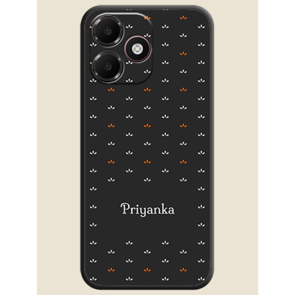 Simple Pattern With Custom Text On Space Black Custom Soft Matte Mobile Back Cover - Oppo K14 Lite 4G Simple Pattern With Custom Text On Space Black Custom Soft Matte Mobile Back Cover - Oppo K14 Lite 4G