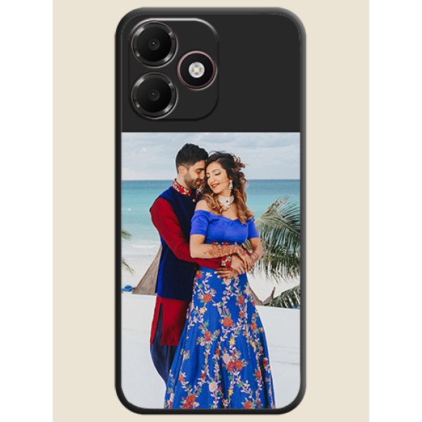 Image Upload With Space Black Color On Custom Soft Matte Mobile Back Cover - Oppo K14 Lite 4G Image Upload With Space Black Color On Custom Soft Matte Mobile Back Cover - Oppo K14 Lite 4G