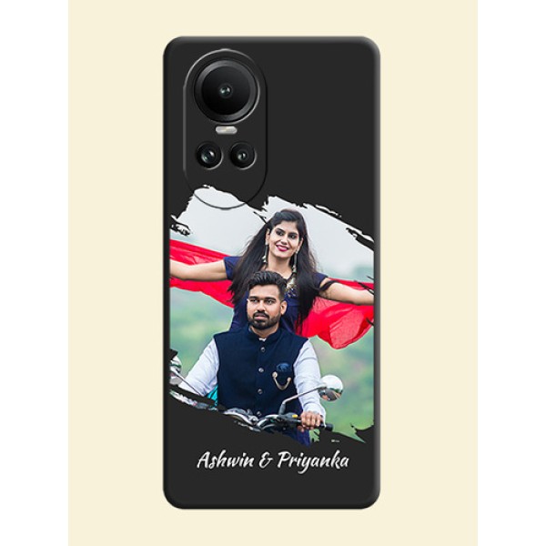 Grunge Brush Strokes - Photo on Space Black Soft Matte Back Cover - Reno 10 5G Grunge Brush Strokes - Photo on Space Black Soft Matte Back Cover - Reno 10 5G