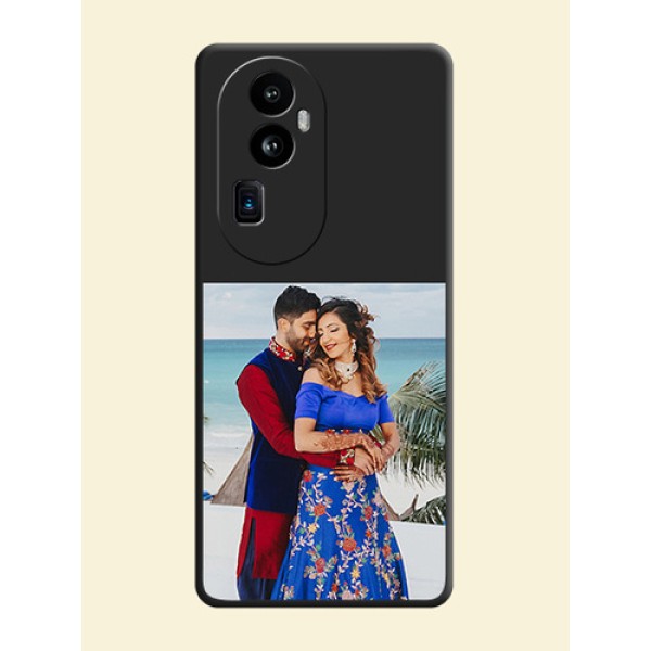 Image Upload With Space Black Color On Custom Soft Matte Mobile Back Cover - Oppo Reno 10 Pro Plus 5G Image Upload With Space Black Color On Custom Soft Matte Mobile Back Cover - Oppo Reno 10 Pro Plus 5G