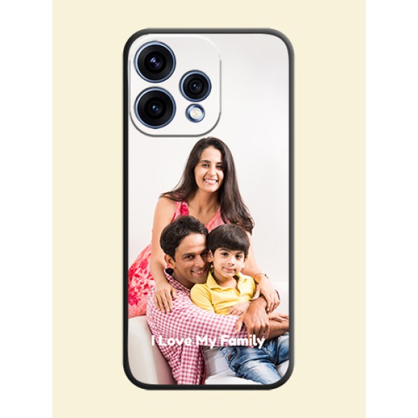 Full Single Pic Upload With Text On Space Black Custom Soft Matte Mobile Back Cover - Oppo Reno 15 5G Full Single Pic Upload With Text On Space Black Custom Soft Matte Mobile Back Cover - Oppo Reno 15 5G