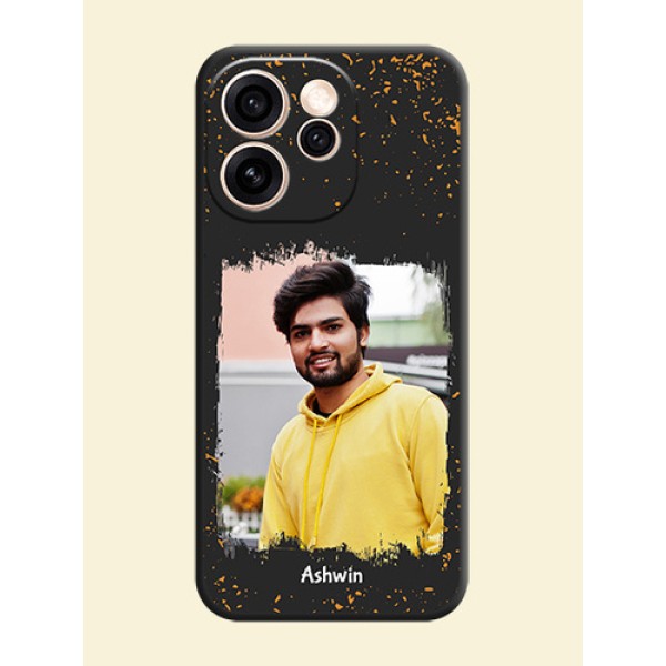 Spray Free Design on Photo On Space Black Custom Soft Matte Mobile Back Cover - Oppo Reno 15 Pro Mini 5G Spray Free Design on Photo On Space Black Custom Soft Matte Mobile Back Cover - Oppo Reno 15 Pro Mini 5G