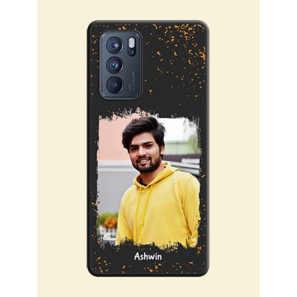 Spray Free Design on Photo on Space Black Soft Matte Phone Cover - Oppo Reno 6 Pro 5G Spray Free Design on Photo on Space Black Soft Matte Phone Cover - Oppo Reno 6 Pro 5G