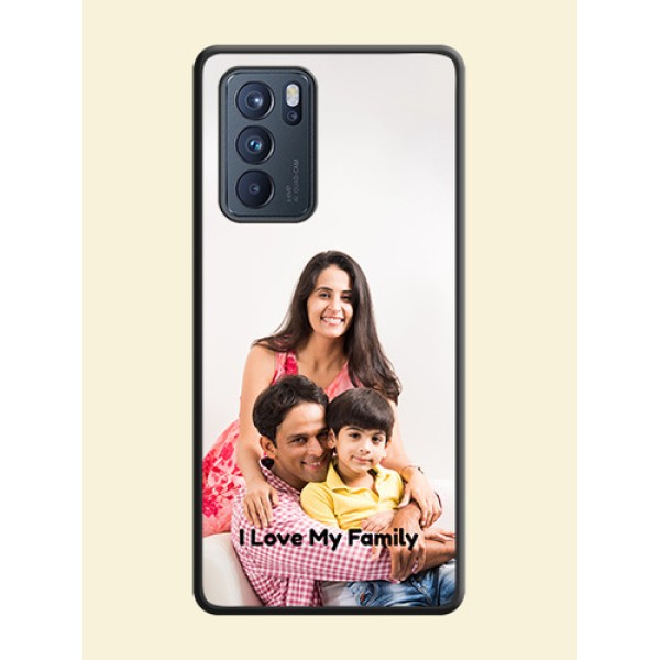 Full Single Pic Upload With Text On Space Black Personalized Soft Matte Phone Covers -Oppo Reno 6 Pro 5G Full Single Pic Upload With Text On Space Black Personalized Soft Matte Phone Covers -Oppo Reno 6 Pro 5G