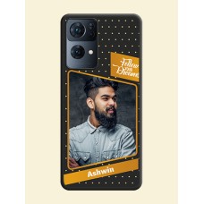 Follow Your Dreams with White Dots on Space Black Custom Soft Matte Phone Cases - Oppo Reno 7 Pro 5G