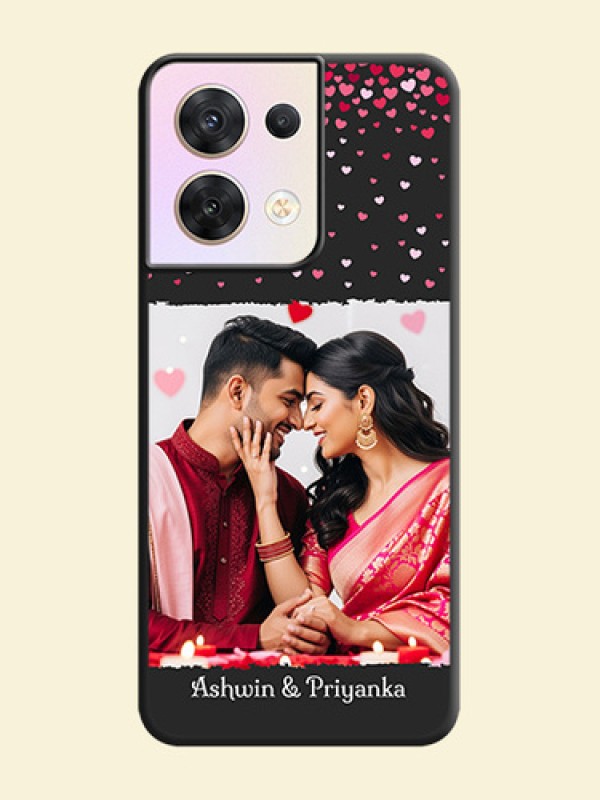 Fall in Love with Your Partner  on Photo on Space Black Soft Matte Phone Cover - Oppo Reno 8 5G
