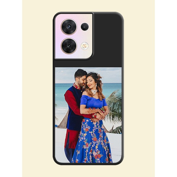 Image Upload With Space Black Color On Custom Soft Matte Mobile Back Cover - Oppo Reno 8 5G Image Upload With Space Black Color On Custom Soft Matte Mobile Back Cover - Oppo Reno 8 5G