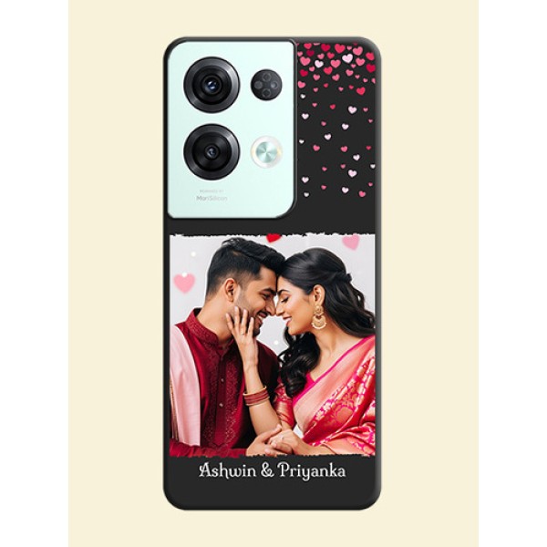 Fall in Love with Your Partner  on Photo on Space Black Soft Matte Phone Cover - Oppo Reno 8 Pro 5G