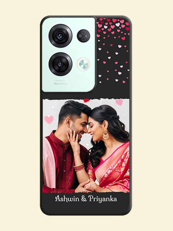 Fall in Love with Your Partner  on Photo on Space Black Soft Matte Phone Cover - Oppo Reno 8 Pro 5G