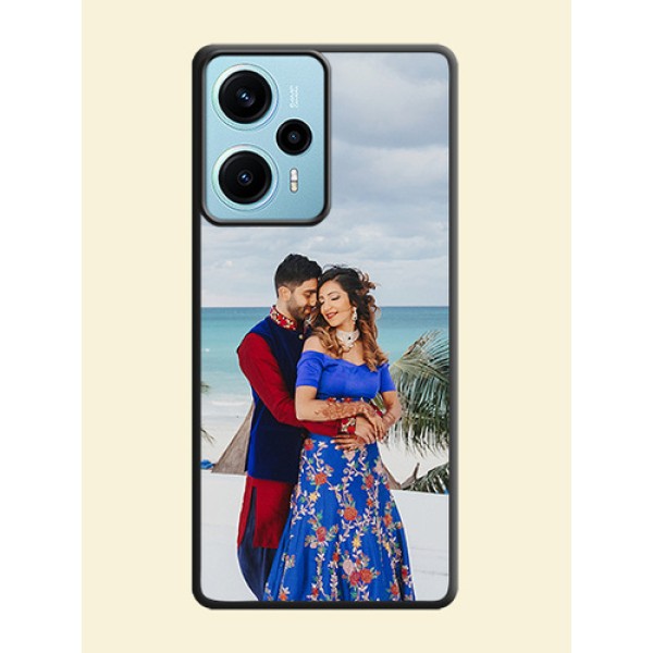 Full Single Pic Upload On Space Black Custom Soft Matte Mobile Back Cover - Poco F5 Full Single Pic Upload On Space Black Custom Soft Matte Mobile Back Cover - Poco F5