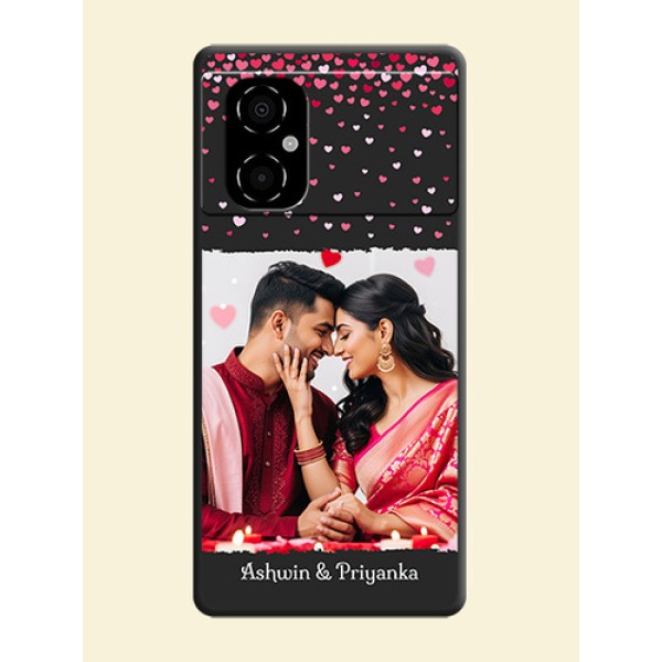 Fall in Love with Your Partner  on Photo on Space Black Soft Matte Phone Cover - Poco M4 5G