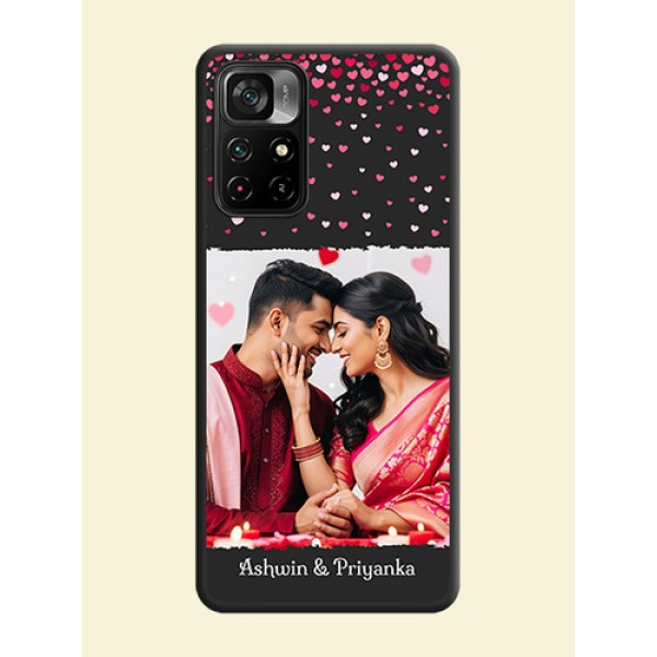 Fall in Love with Your Partner  on Photo on Space Black Soft Matte Phone Cover - Poco M4 Pro 5G