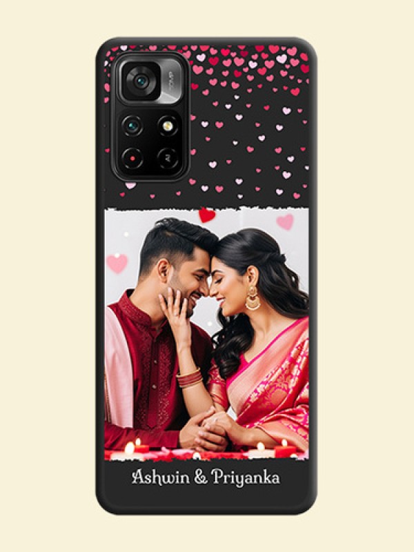 Fall in Love with Your Partner  on Photo on Space Black Soft Matte Phone Cover - Poco M4 Pro 5G