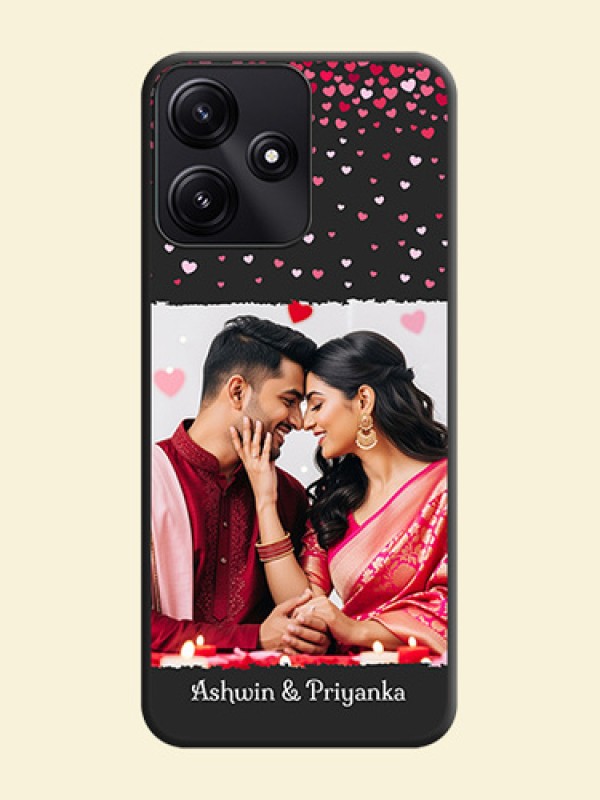 Fall in Love with Your Partner - Photo on Space Black Soft Matte Phone Cover - Poco M6 Pro 5G