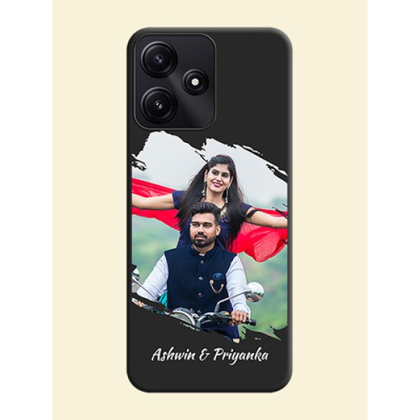 Grunge Brush Strokes - Photo on Space Black Soft Matte Back Cover - Poco M6 Pro 5G Grunge Brush Strokes - Photo on Space Black Soft Matte Back Cover - Poco M6 Pro 5G