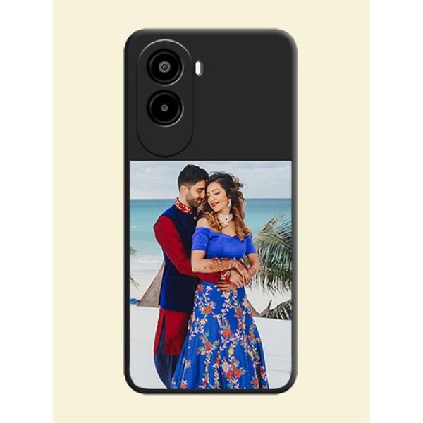 Image Upload With Space Black Color On Custom Soft Matte Mobile Back Cover - Poco M7 Plus 5G Image Upload With Space Black Color On Custom Soft Matte Mobile Back Cover - Poco M7 Plus 5G