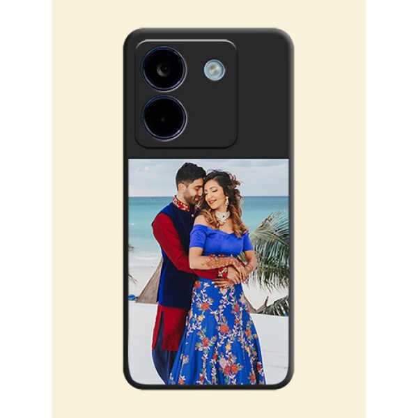 Image Upload With Space Black Color On Custom Soft Matte Mobile Back Cover - Poco M7 Pro 5G Image Upload With Space Black Color On Custom Soft Matte Mobile Back Cover - Poco M7 Pro 5G