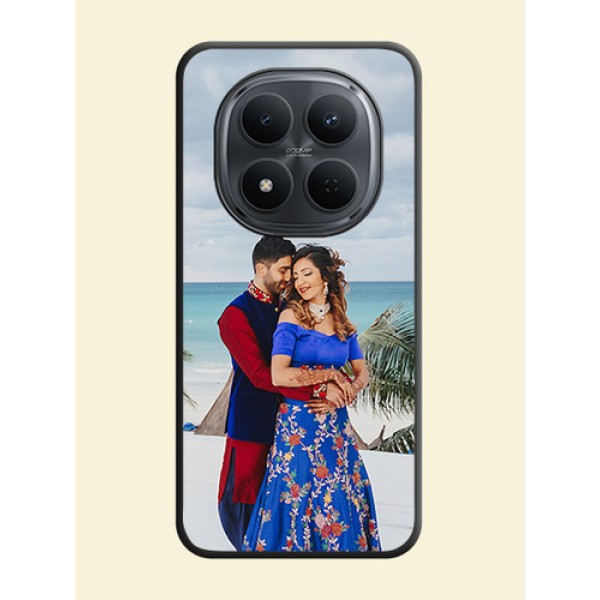 Full Single Pic Upload On Space Black Custom Soft Matte Mobile Back Cover - Poco M8 5G Full Single Pic Upload On Space Black Custom Soft Matte Mobile Back Cover - Poco M8 5G