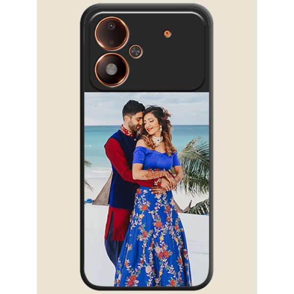 Image Upload With Space Black Color On Custom Soft Matte Mobile Back Cover - Poco M8 Power 5G Image Upload With Space Black Color On Custom Soft Matte Mobile Back Cover - Poco M8 Power 5G