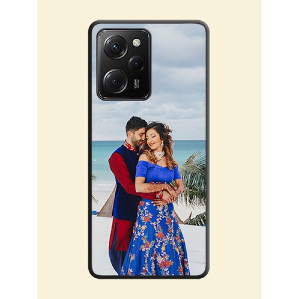 Full Single Pic Upload On Space Black Personalized Soft Matte Phone Covers -ApplePoco X5 Pro 5G Full Single Pic Upload On Space Black Personalized Soft Matte Phone Covers -ApplePoco X5 Pro 5G