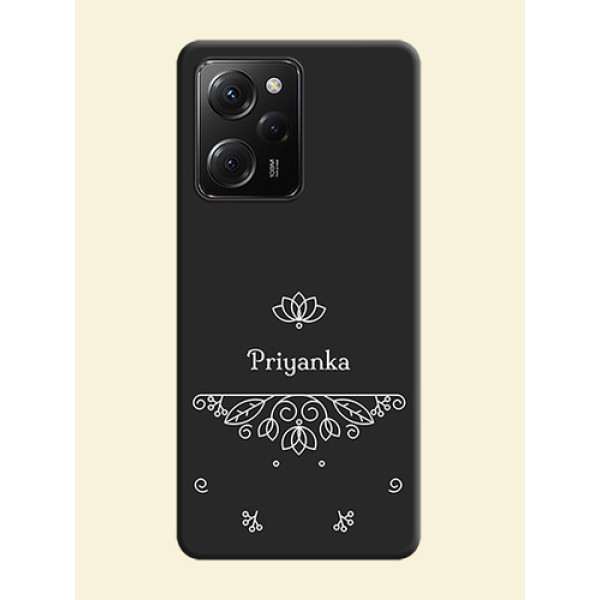 Lotus Garden Custom Text On Space Black Personalized Soft Matte Phone Covers -ApplePoco X5 Pro 5G Lotus Garden Custom Text On Space Black Personalized Soft Matte Phone Covers -ApplePoco X5 Pro 5G
