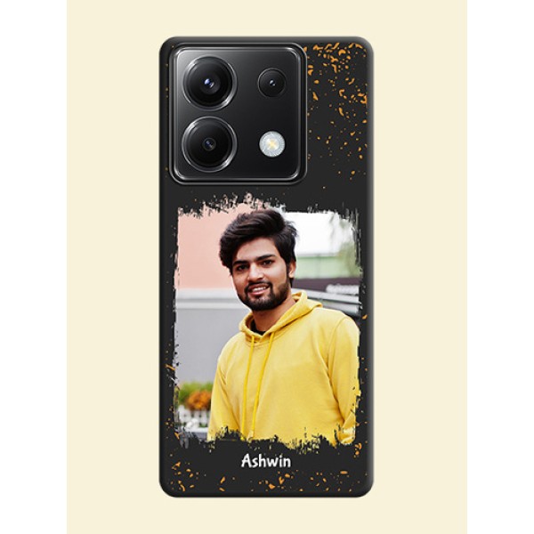 Spray Free Design - Photo on Space Black Soft Matte Phone Cover - Poco X6 5G Spray Free Design - Photo on Space Black Soft Matte Phone Cover - Poco X6 5G