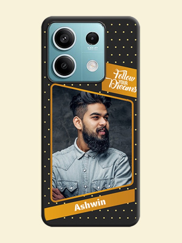 Follow Your Dreams with White Dots on Space Black Custom Soft Matte Phone Cases - Poco X6 Neo 5G
